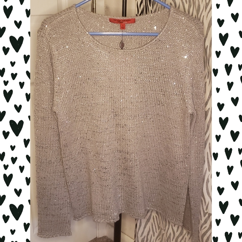 NWTSequined Knitted Sweater from Narciso Rodriguez